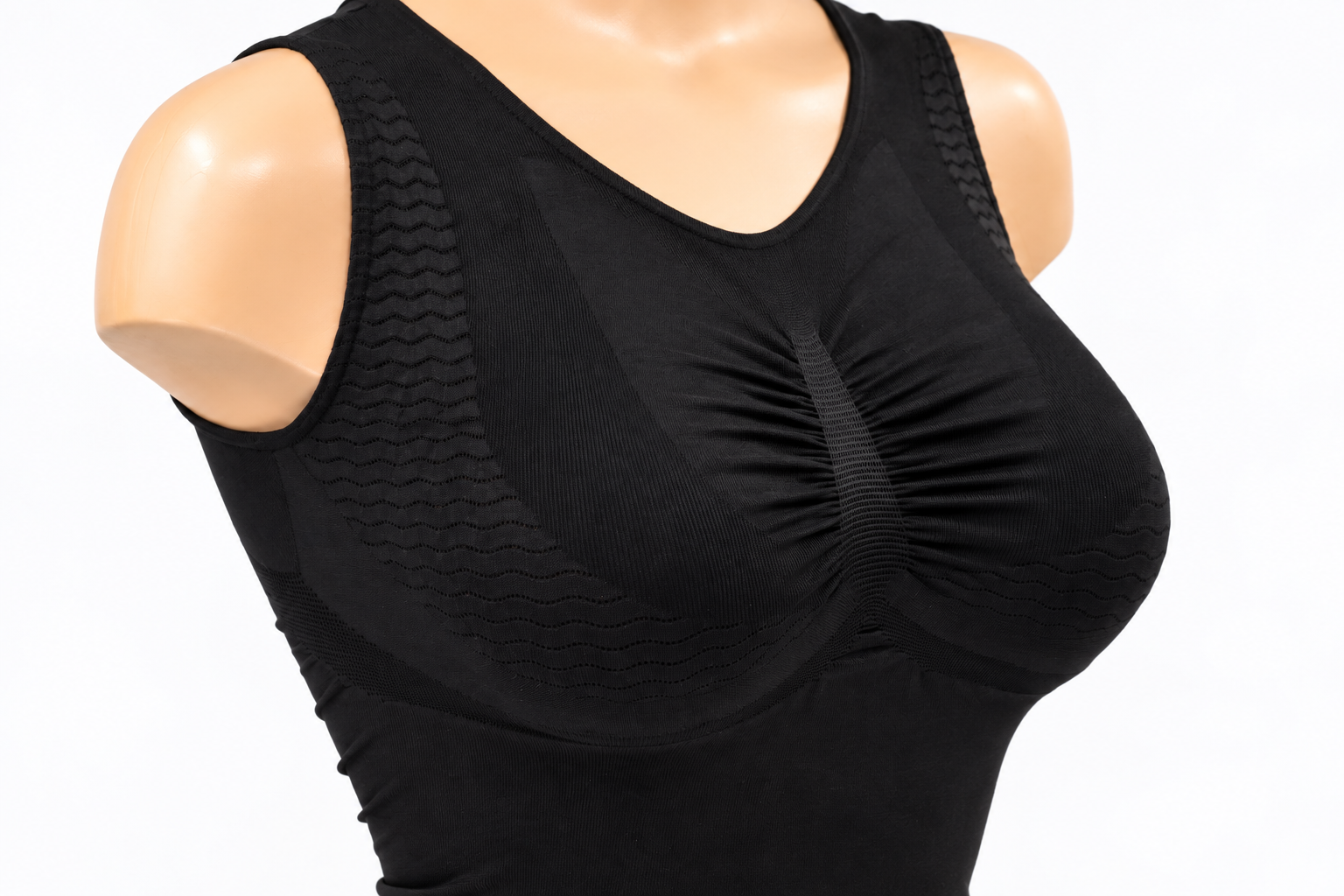 Schlankstütz PU R Büstenwunder Body Schwarz XXXL 54/56 *3D Lamellen* SK3 – Bild 2